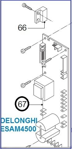 DeLonghi Leiterplatine (DGT SW1.0) 230V zu Kaffeevollautomat,