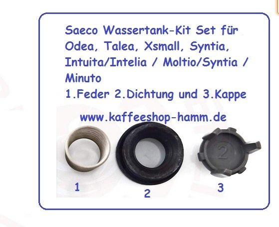 SAECO Wassertank - Ventil Set lt.Liste